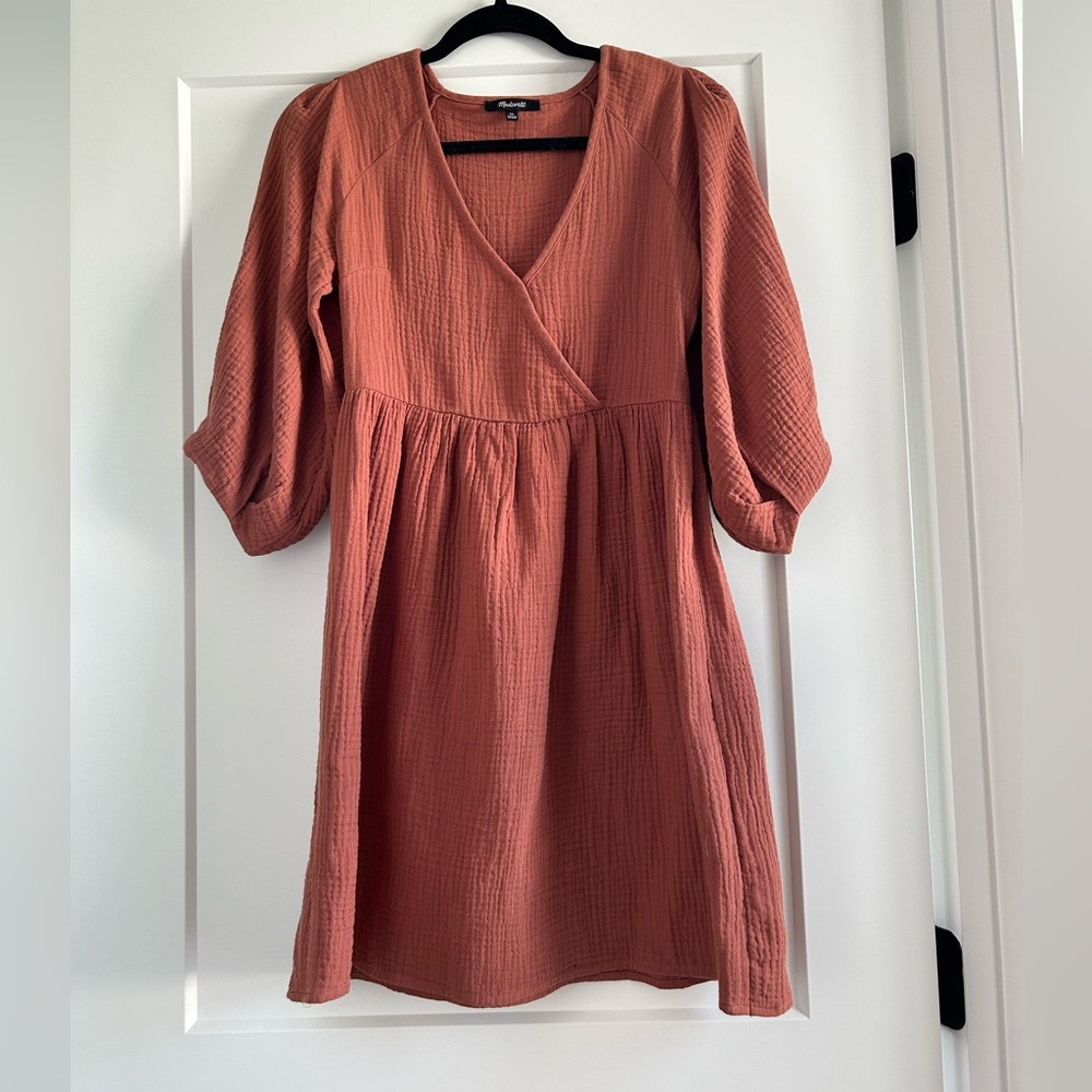Madewell wrap dress, XS